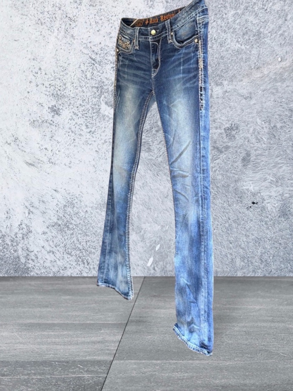 Rock Revival Betty Bootcut Tye Dye Women’s Jean’s Size 30